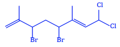 Hàng nghìn các dẫn xuất halogen được tách ra từ nhiều loại sinh vật biển khác nhau như rong, tảo biển, san hô,… Chúng có các hoạt tính sinh học rất quý giá như khả năng điều trị bệnh ung thư (ảnh 1)