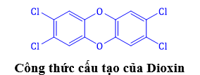 Trong quá trình sản xuất 2,4-D và 2,4,5-T từ phenol luôn sinh ra một lượng nhỏ dioxin. Dioxin là một hợp chất khó phân hủy trong môi trường và cơ thể con người. Dioxin cực kì độc ở nồng độ rấ (ảnh 1)