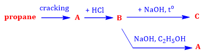 Cho sơ đồ phản ứng sau:

Biết các sản phẩm hữu cơ thu được đều là sản phẩm chính. Hãy cho biết những nhận xét sau là đúng hay sai? (ảnh 1)