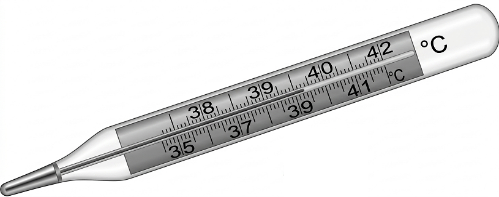 Tại sao bảng chia độ của nhiệt kế y tế lại không có nhiệt độ dưới 34 độ C và trên 42 độ C? (ảnh 1)
