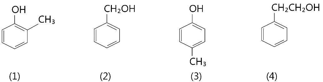 Cho các chất sau:

Đánh giá tính Đúng / Sai của các phát biểu sau (ảnh 1)