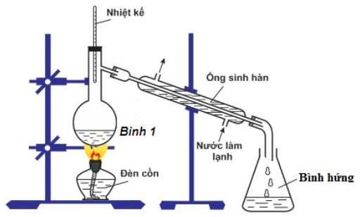 Hình vẽ sau minh họa phương pháp điều chế isoamyl acetate trong phòng thí nghiệm:

Cho các phát biểu, hãy điền Đ (đúng) hoặc chứ S (sai) vào các dấu ở mỗi câu sau: (ảnh 1)