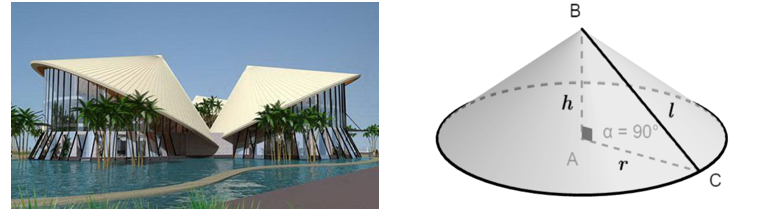 Nhà hát Cao Văn Lầu và Trung tâm triển lãm văn hóa nghệ thuật tỉnh Bạc Liêu có hình dáng 3 chiếc nón lá lớn nhất Việt Nam, mái nhà hình nón làm bằng vật liệu composite và được đặt hướng vào n (ảnh 1)