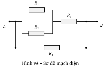 Cho mạch điện như hình vẽ. Biết R1 = R2 = 20 Omega, R3 = 10 Omega, R4 = 40 Omega. Hiệu điện thế hai đầu đoạn mạch UAB = 40 V\).1. Trong mạch, dòng đ (ảnh 1)