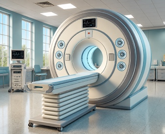 Khi chụp cộng hưởng từ (MRI), để đảm bảo an toàn và tránh gây nguy hiểm, cần loại bỏ các vật kim loại ra khỏi cơ thể người bệnh. Giả sử có một vòng dây dẫn kim loại nằm trong máy MRI sao cho (ảnh 1)