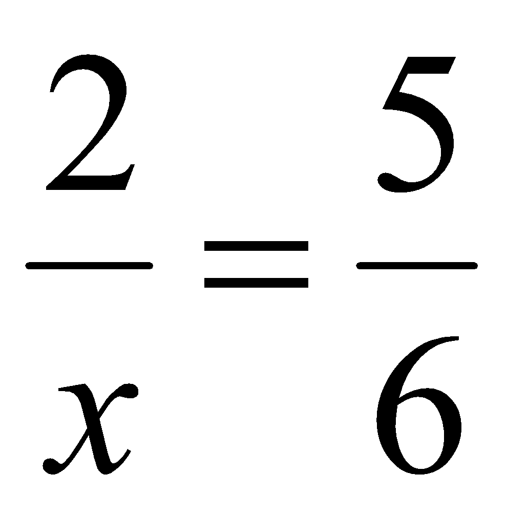 Tìm x, biết: 2/x = 5/6 (ảnh 2)