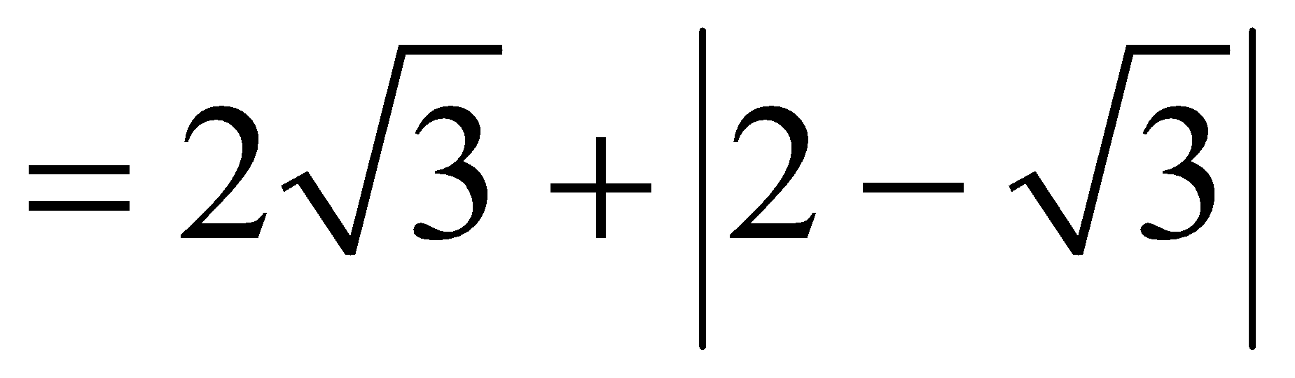 Rút gọn biểu thức: 2 căn (2) + căn((2 - căn(3))^2) (ảnh 3)