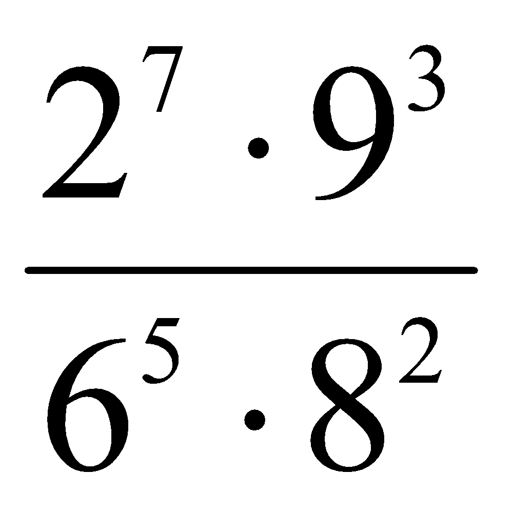 Tính giá trị biểu thức: 2^7.9^3/6^5.8^2 (ảnh 1)