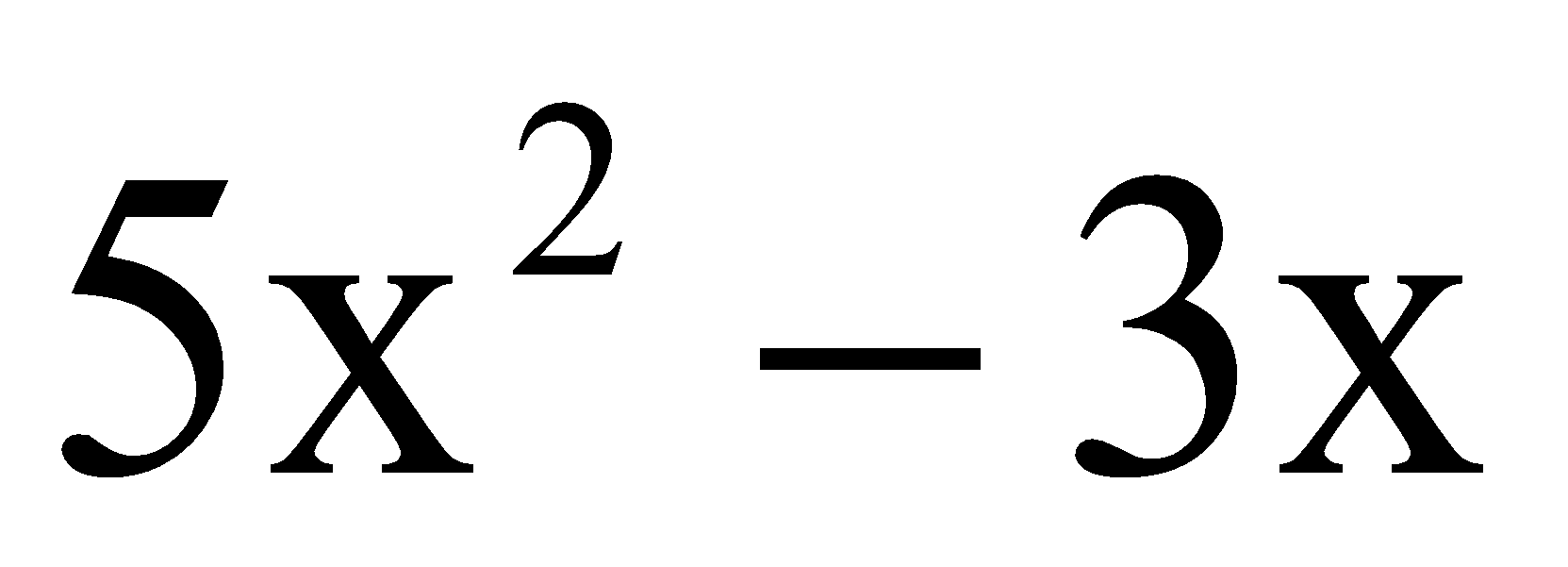 Phân tích đa thức thành nhân tử 5x^2 - 3x (ảnh 1)