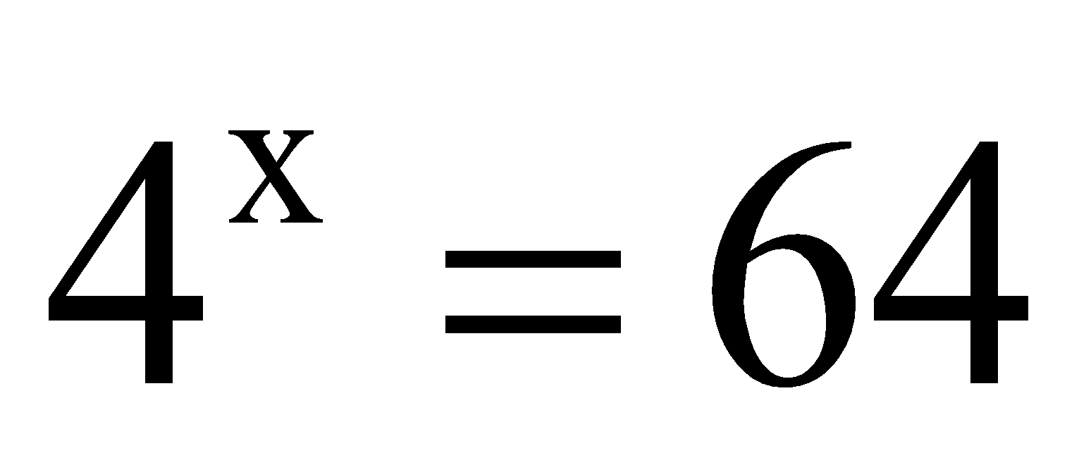 Tìm x, biết: 4^x = 64 (ảnh 1)
