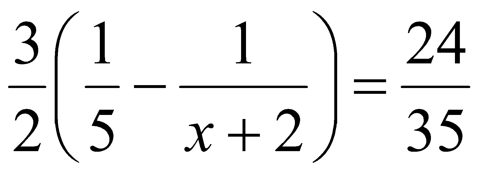 Tìm giá trị của x biết: 3/34 + 3/63 + 3/99 + ... + 3/x(x+2) = 24/35 (ảnh 6)