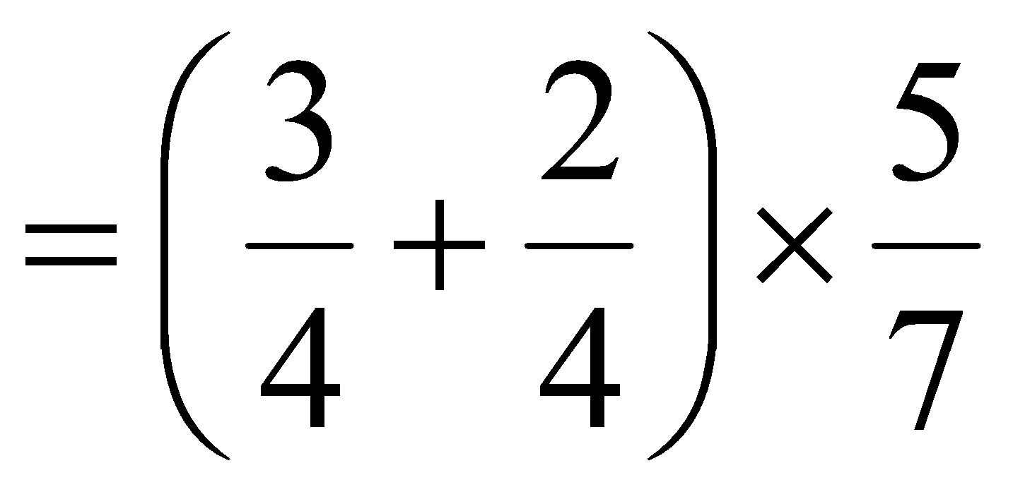 Tính bằng hai cách: (3/4 + 1/2) x 5/7 (ảnh 3)
