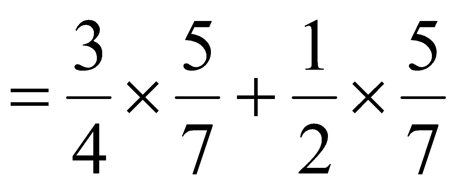 Tính bằng hai cách: (3/4 + 1/2) x 5/7 (ảnh 7)