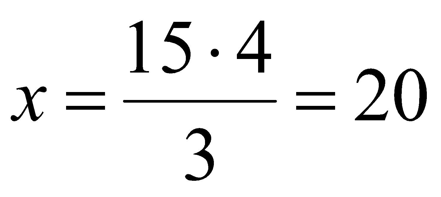 Tìm giá trị của x biết: 3/4 = 15/x (ảnh 3)