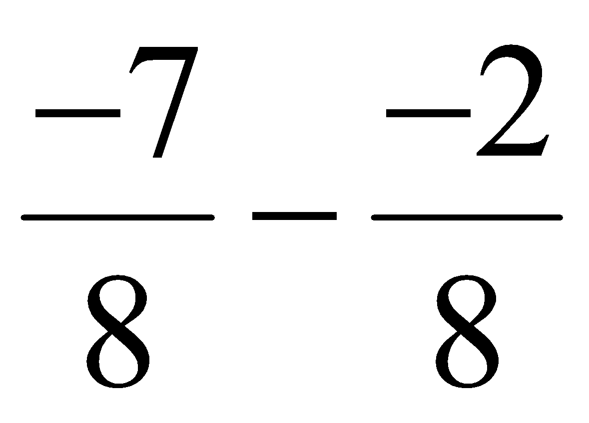 Tính (rút gọn kết quả nếu có thể):(a) 3/4 - 5/8. (b) -7/8 - -2/8. (ảnh 2)