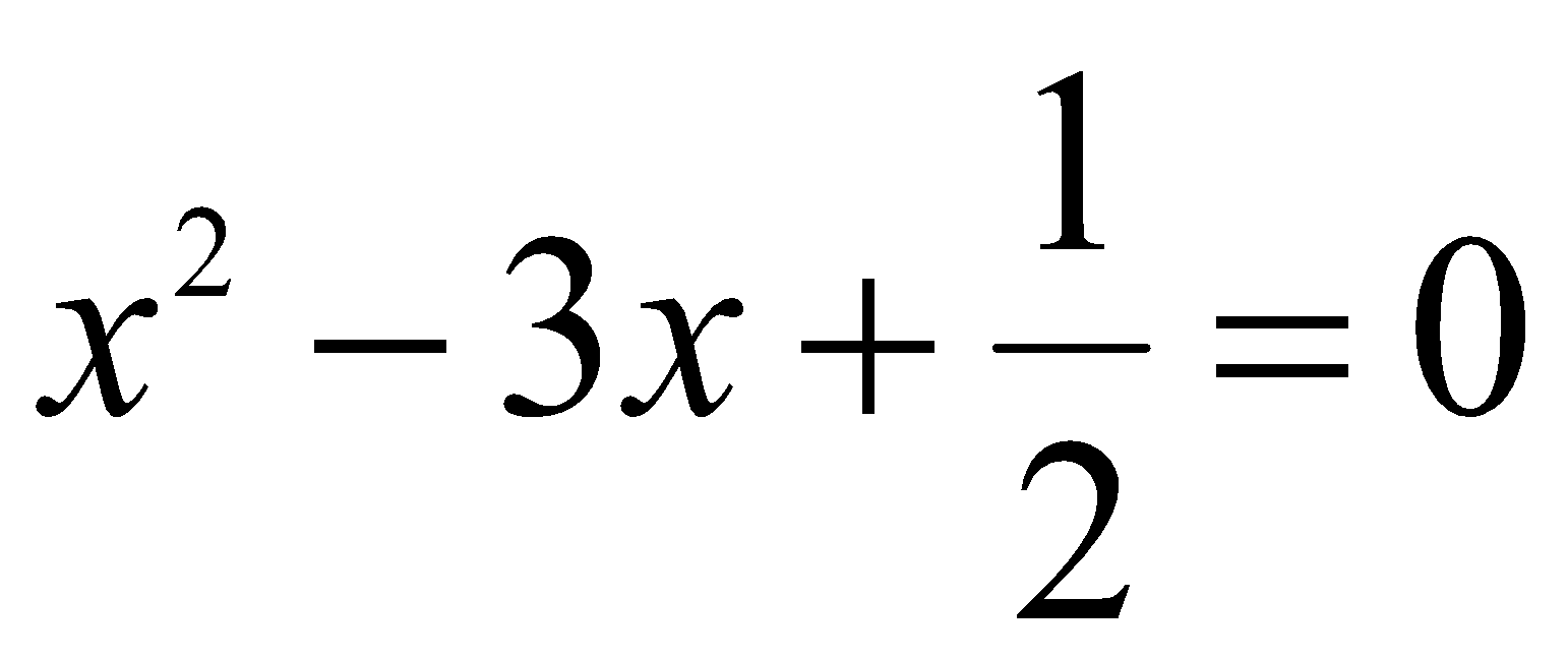 Giải phương trình sau:2x^2 ‒ 6x + 1 = 0 (ảnh 1)