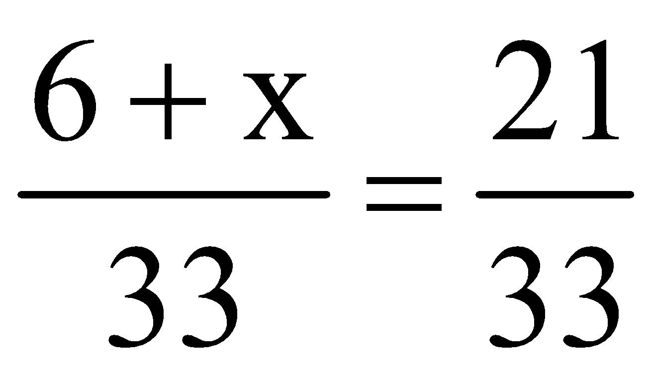 Tìm giá trị của x biết (6+x)/33 = 7/11 (ảnh 3)