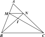 Cho tam giác ABC các điểm M, N lần lượt thuộc cạnh AB, AC sao cho AM/AB = AN/AC = 1/3. Gọi I là giao điểm của BN và CM. Tỉ số diện tích  (ảnh 1)
