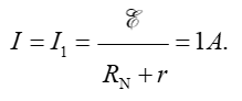  Cho mạch điện có sơ đồ như hình vẽ bên. Biết E = 13 V, r = 1 Ω; R1 = 4 Ω, R2 = 10 Ω, R3 là biến trở. Bỏ qua điện trở của ampe kế và dây nối.1) Điều chỉnh \({R (ảnh 2)