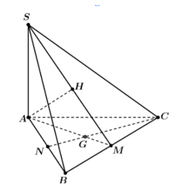 Cho hình chóp S.ABC có SA ⊥ (ABC), SA = a, tam giác ABC đều cạnh bằng a. Xét tính đúng sai của các khẳng định sau: (ảnh 1)