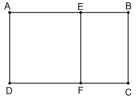 Cho đoạn thẳng AB = 5 cm. Trên đường thẳng vuông góc với AB tại B, lấy điểm C sao cho BC = 3 cm. Trên đường thẳng vuông góc với AB tại A, lấy điểm D sao cho AD = 3 cm. Nối C với D. Trên các c (ảnh 1)