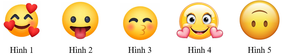 Cho các biểu tượng cảm xúc sau:

Xét tính đúng/sai của mỗi khẳng định sau: (ảnh 1)