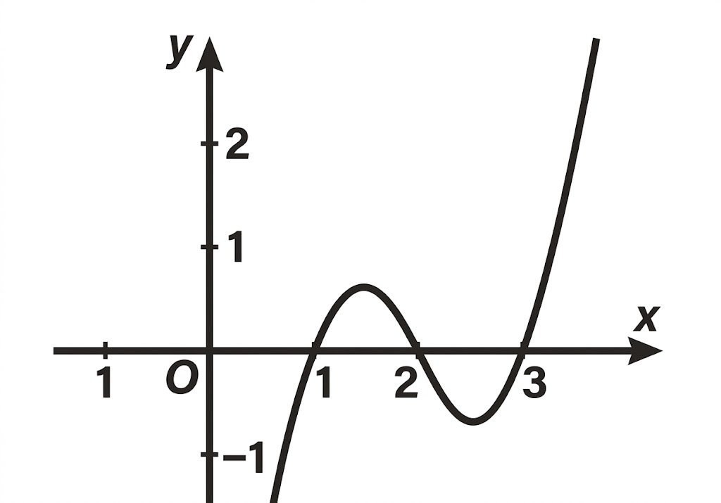 Cho đồ thị hàm số \(y = f'(x)\) như hình vẽ

Hàm số \(y = f(x)\) đạt giá trị lớn nhất trên khoảng \(\left[ {1;3} \right]\) tại x0. Khi đó giá trị của \(x_0^2 - 2{x_0} + 2019\) bằng bao nhiêu? (ảnh 1)