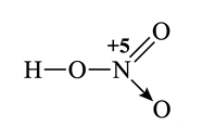 Phân tử HNO3 có cấu tạo như sau:

Các loại liên kết trong phân tử HNO3 là (ảnh 1)