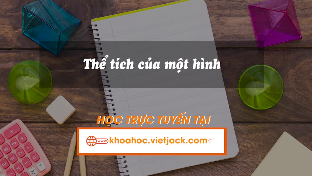 Thể tích của một hình