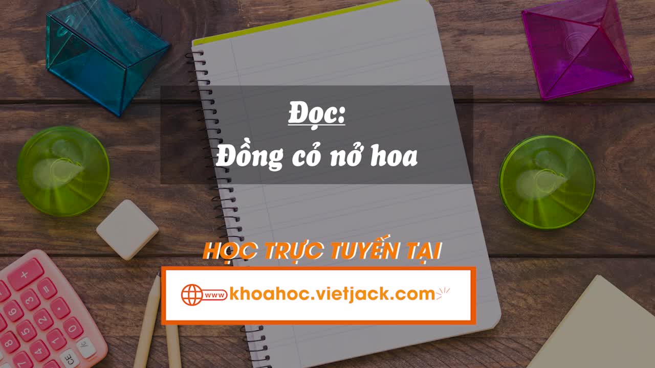 Bài 18. Đọc: Đồng cỏ nở hoa (trang 81, 82)