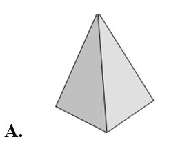 Hình nào dưới đây không phải là một khối đa diện (ảnh 1)