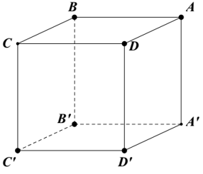 Cho hình lập phương ABCD.A'B'C'D'. Có bao nhiêu mặt trụ tròn xoay đi qua sáu đỉnh (ảnh 1)