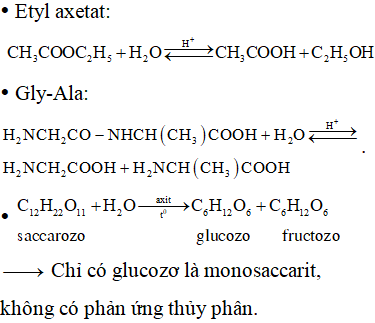 Etyl Axetat Không Tác Dụng Với