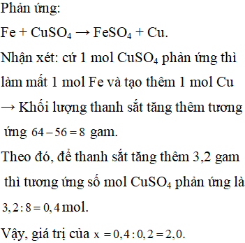 Ngâm một đinh sắt sạch trong 200ml dung dịch CuSO4: Phản ứng thú vị bạn nên biết