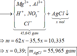 Dung dịch X chứa  AlCl3 , HCl và MgCl2 ,trong đó số mol  MgCl2 (ảnh 3)
