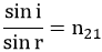 Phát biểu nào sau đây là đúng khi nói về định luật khúc xạ ánh sáng (ảnh 1)