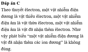 Theo Thuyết Electron Phát Biểu Nào Sau Đây Là Sai - Bài Viết Big Content