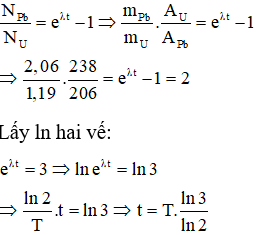238U Ph n R V Bi n Th nh Ch 206Pb V i Chu K B n R T 4 47 10 9 N m
