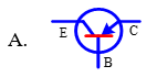 Kí hiệu tranzito p - n - p biểu diễn bằng hình nào dưới đây? (ảnh 1)