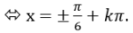 Phương trình sin(pi cos2x) = 1 có nghiệm là: A.x = k.pi, k thuộc Z B. pi+k2pi, k thuộc Z.  (ảnh 7)