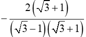 Cho B=2/căn bậc hai của 2+1/căn bậc hai của 3-căn bậc hai của 2- 2/ căn bậc hai của 3 -1 (ảnh 3)