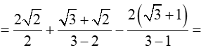Cho B=2/căn bậc hai của 2+1/căn bậc hai của 3-căn bậc hai của 2- 2/ căn bậc hai của 3 -1 (ảnh 4)
