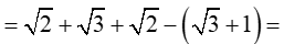 Cho B=2/căn bậc hai của 2+1/căn bậc hai của 3-căn bậc hai của 2- 2/ căn bậc hai của 3 -1 (ảnh 6)