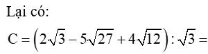 Cho B=2/căn bậc hai của 2+1/căn bậc hai của 3-căn bậc hai của 2- 2/ căn bậc hai của 3 -1 (ảnh 8)