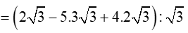 Cho B=2/căn bậc hai của 2+1/căn bậc hai của 3-căn bậc hai của 2- 2/ căn bậc hai của 3 -1 (ảnh 10)