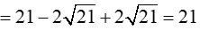 Kết quả của phép tính căn bậc hai của 28-2.căn bậc hai của 3+ căn bậc hai của 7 (ảnh 6)