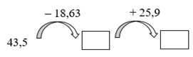 Số thích hợp điền vào ô trống từ trái sang phải (ảnh 1)