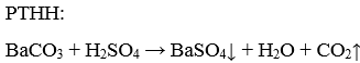 Cặp chất tác dụng với nhau tạo thành sản phẩm có chất khí A. Bari oxit và axit sunfuric loãng (ảnh 1)