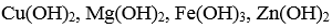 Dãy các bazơ bị phân hủy ở nhiệt độ cao: A. Ca(OH)2, NaOH, Zn(OH)2, Fe(OH)3 B. Cu(OH)2, NaOH, Ca(OH)2, Mg(OH)2 (ảnh 1)