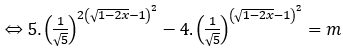 Biết rằng phương trình 5^ 2x+ căn (1-2x) (ảnh 2)
